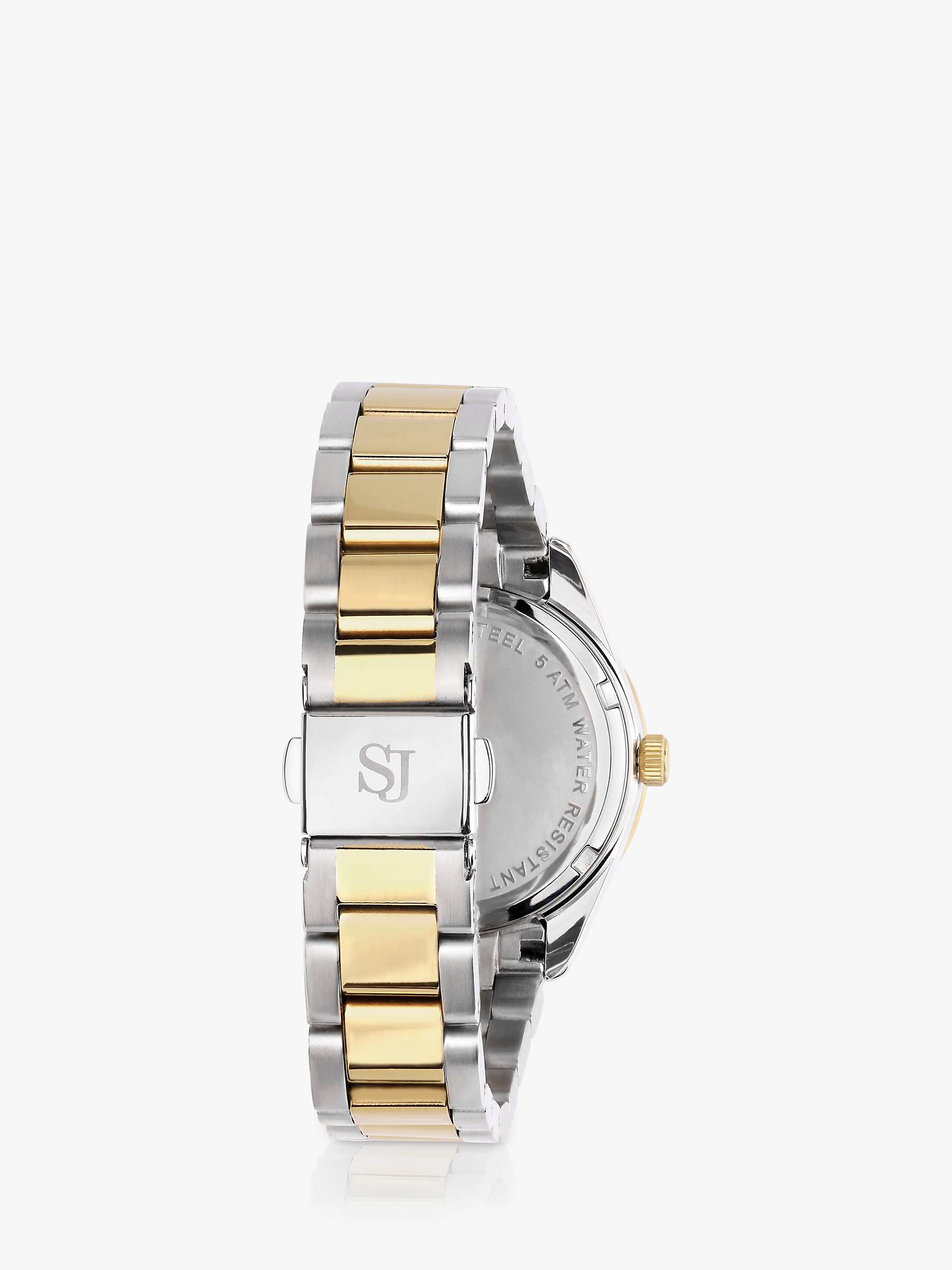 Buy Sif Jakobs Jewellery Valeria Two Tone Zirconia Dial Watch, Gold/Silver Online at johnlewis.com