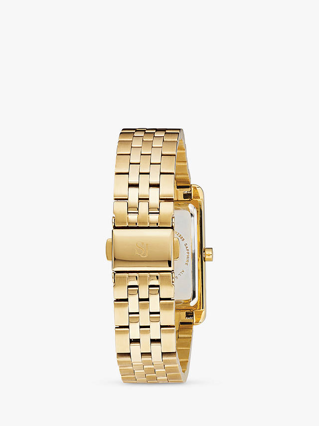 Sif Jakobs Jewellery Martina Zirconia Sunray Dial Watch, Gold