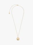 Wanderlust + Co Milky Way Spinning Pendant Necklace, Gold