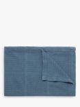 MORI Cellular Shawl Blanket, Dark Blue