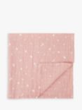 MORI Pre-Washed Organic Cotton Muslin Cloth, Pink