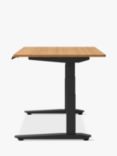 Fully by Herman Miller Jarvis Sit/Stand Desk, Natural/Black