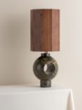 lights&lamps x Elle Decoration Edition 1.1 & Edition 1.8 Marble Table Lamp, Green/Wood