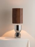 Lights & Lamps x Elle Decoration Edition 1.5 & Edition 1.8 Table Lamp, Silver/Walnut