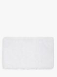 John Lewis Memory Foam Bath Mat, White, Large