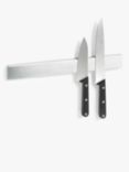 John Lewis Wall-Mounted Stainless Steel Magnetic Knife Rack, Chrome