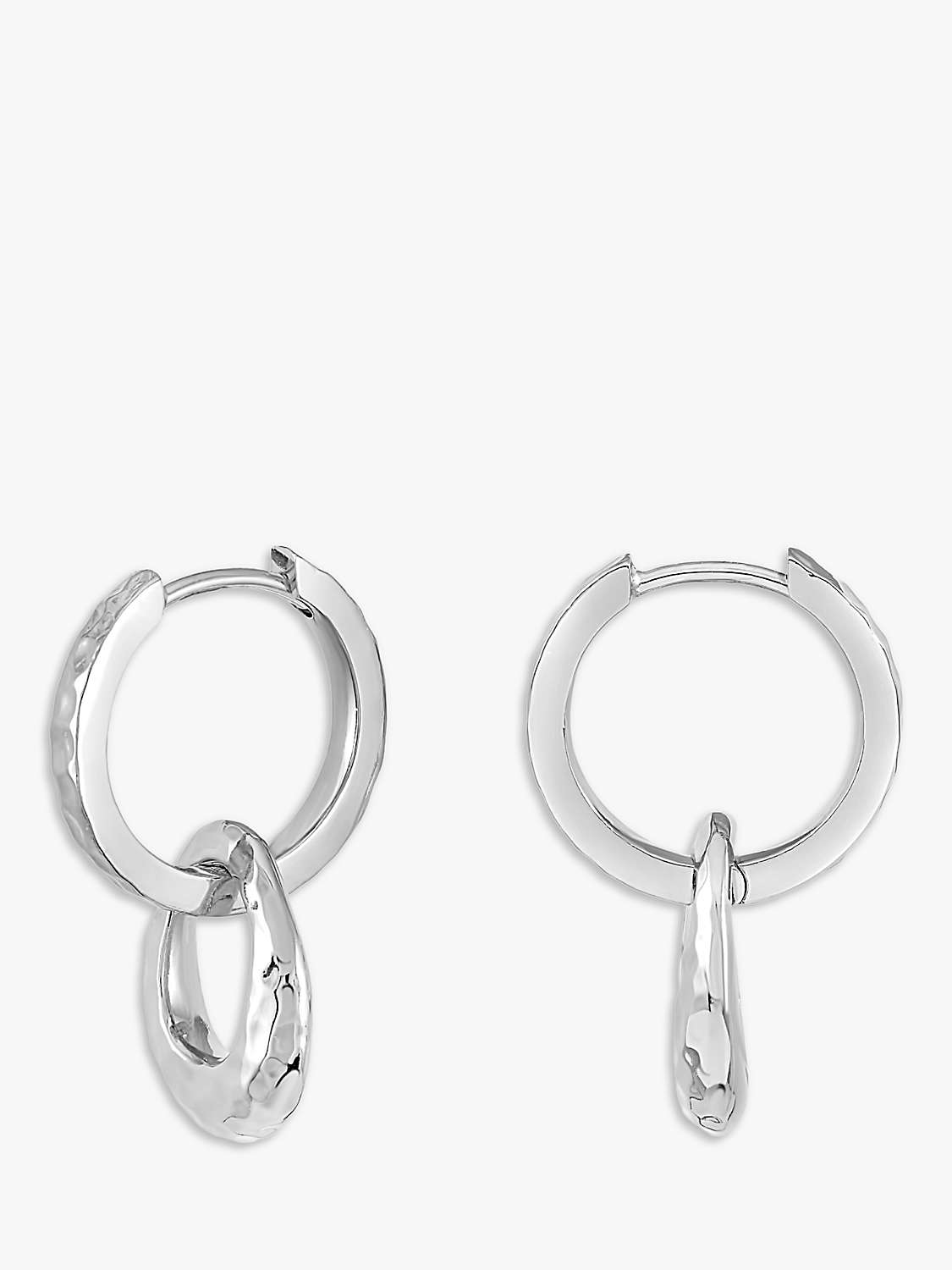 Buy Dower & Hall Entwined Oval & Huggie Hoops Online at johnlewis.com