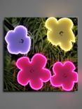 Yellowpop Andy Warhol Flowers Neon Sign