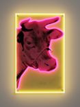 Yellowpop Andy Warhol Cow Neon Sign