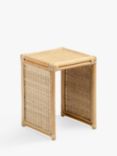 Desser Eden Rattan Side/Lamp Table, Natural