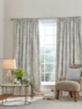 Laura Ashley Josette Pair Lined Tape Top Curtains, Dove Grey