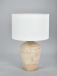 Pacific Taika Wooden Table Lamp, White Wash
