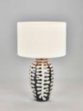 Pacific Lifestyle Elkorn Tall Ceramic Table Lamp, Black