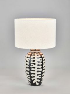 Pacific Elkorn Tall Ceramic Table Lamp, Black