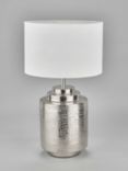 Pacific Zuri Silver Table Lamp, Metallic Silver