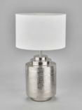Pacific Lifestyle Zuri Silver Table Lamp, Metallic Silver