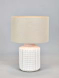 Pacific Malone Stoneware Table Lamp, White