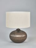 Pacific Lifestyle Cassius Bronze Ceramic Table Lamp, Metallic Brown