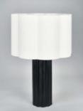 Pacific Petula Scallop Table Lamp, Black