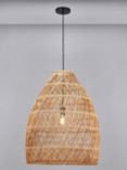 Pacific Lifestyle Molokai Cloche Pendant Ceiling Light, Natural