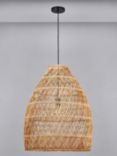 Pacific Molokai Cloche Pendant Ceiling Light, Natural