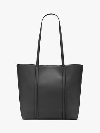 DKNY 7TH Avenue East West Leather Tote Bag, Black