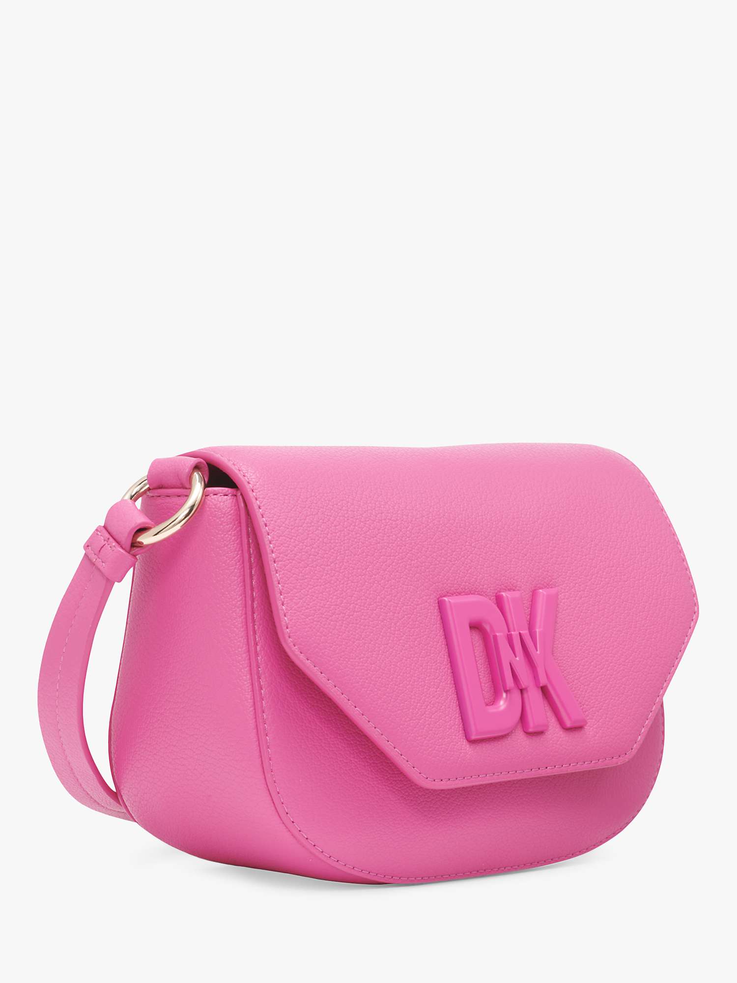 Buy DKNY 7th Avenue Leather Cross Body Bag, Wisteria Online at johnlewis.com