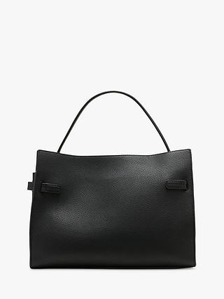 DKNY Bushwick Leather Shoulder Bag, Black/Gold