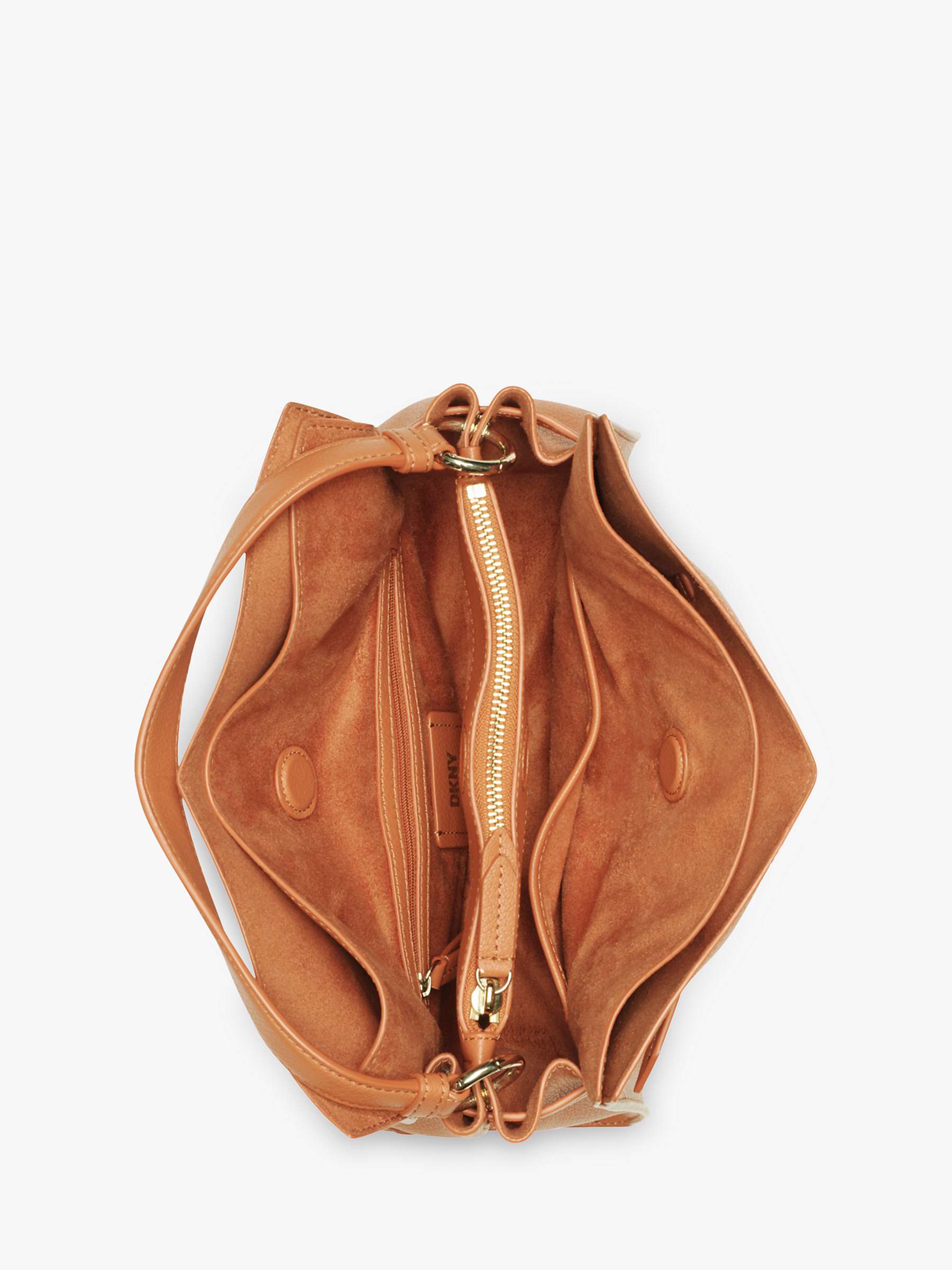 Buy DKNY Bushwick Leather Shoulder Bag Online at johnlewis.com