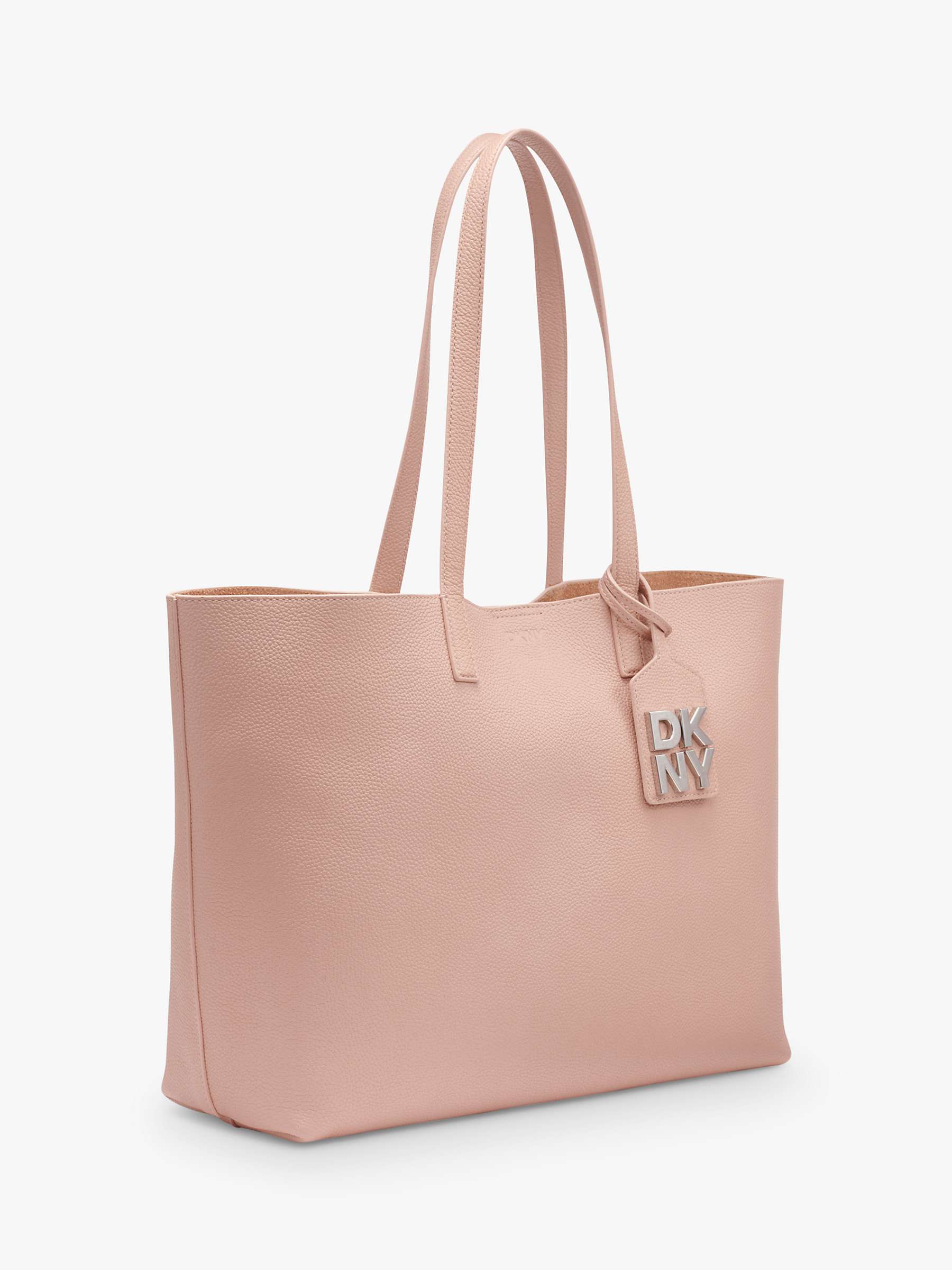 Buy DKNY Park Slope Leather Tote Bag, Nude Online at johnlewis.com