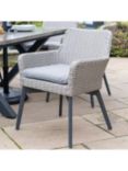 LG Outdoor Java 8-Seater Rectangular Garden Dining Set & Parasol, Grey