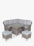 LG Outdoor Monte Carlo 7-Seater Compact Garden Dining Table & Chairs Set