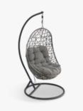 LG Outdoor Monte Carlo Garden Swing Seat Egg Chair, Stone