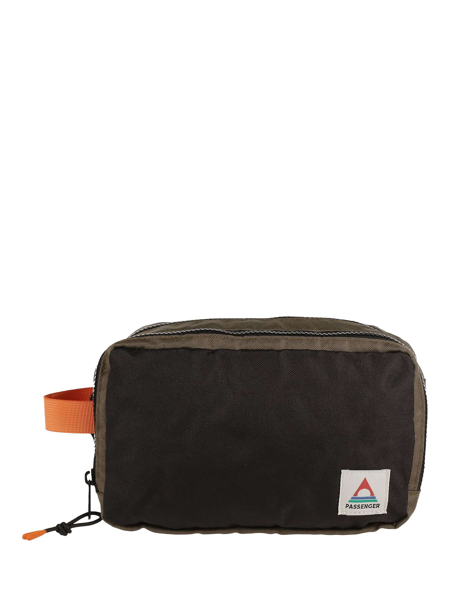 Buy Passenger Travel Wash Bag, Black/Khaki Online at johnlewis.com