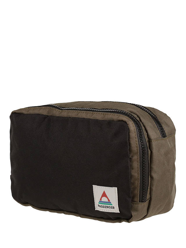 Passenger Travel Wash Bag, Black/Khaki