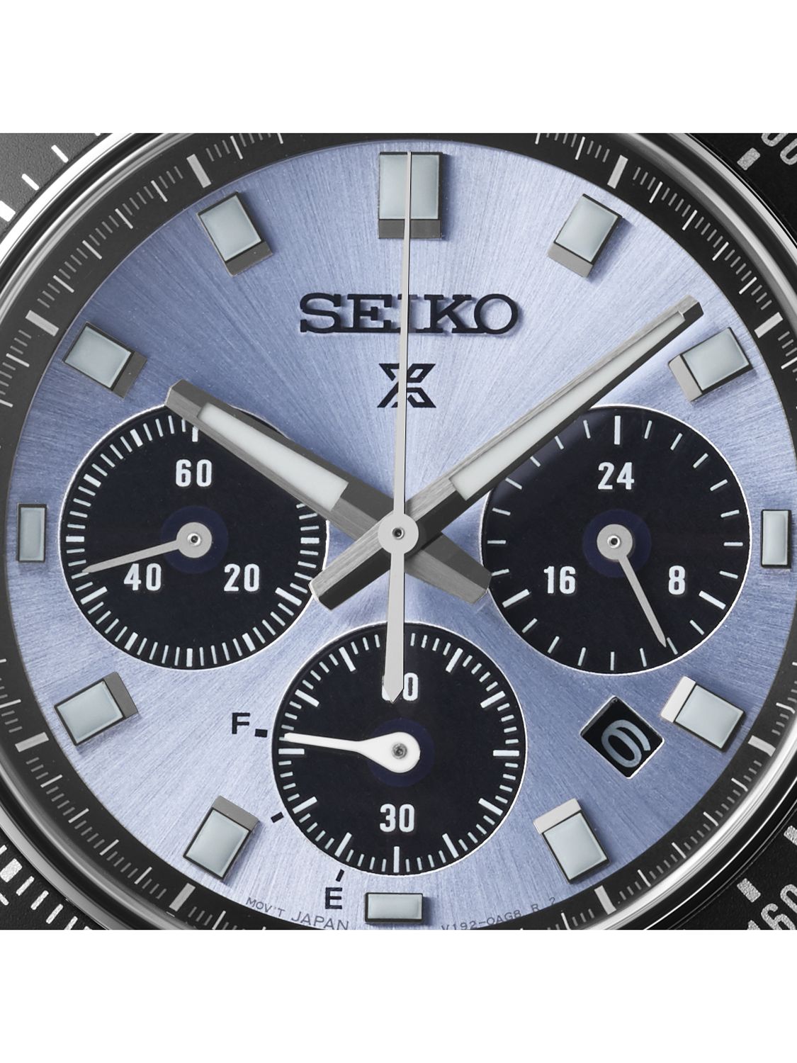 Buy Seiko SSC935P1 Men's Prospex Crystal Trophy Speedtimer Solar Chronograph Bracelet Strap Watch, Ice Blue/Silver Online at johnlewis.com
