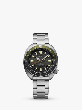 Seiko SRPK77K1 Men's Silfra Prospex Tortoise Limited Edition Automatic Bracelet Strap Watch, Grey/Silver