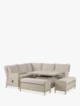 Bramblecrest Chedworth Reclining 8-Seater Corner Garden Sofa Set, Sandstone