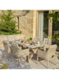 Bramblecrest Monterey 6-Seater Garden Dining Table & Chairs Set