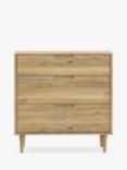 EasyKlix Sherbrooke 3 Drawer Chest, Oak