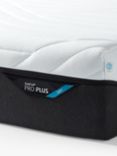 TEMPUR Pro® Plus CoolQuilt Memory Foam Mattress, Soft Tension, Long Single