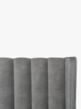 TEMPUR® Wickham Full Depth Upholstered Headboard, Super King Size, Dark Grey