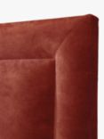 TEMPUR® Southwold Full Depth Upholstered Headboard, Super King Size, Copper