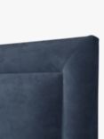 TEMPUR® Southwold Full Depth Upholstered Headboard, Super King Size, Dark Blue