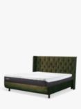 TEMPUR® Arc™ Adjustable Disc Luxury Upholstered Bed Frame, King Size, Green