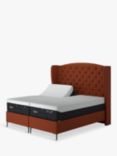 TEMPUR® Suffolk Slim Divan Adjustable Disc Upholstered Bed, Super King Size