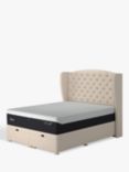 TEMPUR® Suffolk Ottoman Bed, King Size, Natural