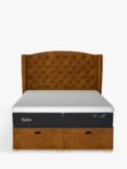 TEMPUR® Suffolk Ottoman Bed, Super King Size, Tumeric