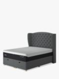 TEMPUR® Suffolk Ottoman Bed, Super King Size, Dark Grey