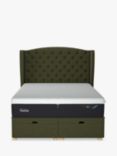 TEMPUR® Suffolk Ottoman Bed, Super King Size, Green